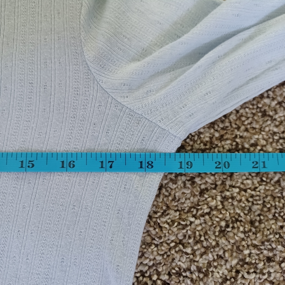 Light Blue Long Sleeve Top Old Navy Only - Picture 7 of 11
